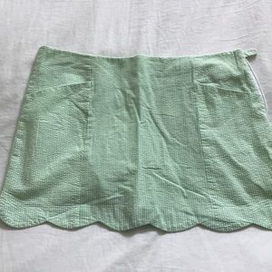 Lilly Pulitzer seersucker skort